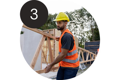 Construction Worker at work
